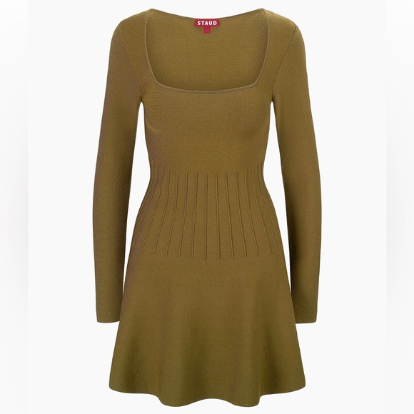 STAUD Deora Knit Minidress (size M)